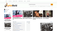 Desktop Screenshot of elyricsworld.com